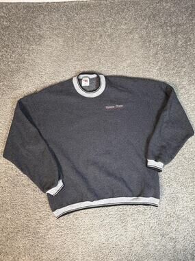 VTG College House Sweatshirt Mens XL Gray Palatine Pirates Pullover Lined